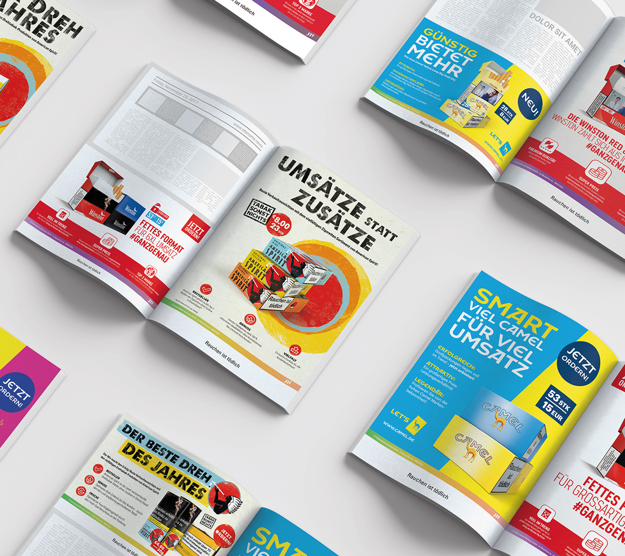 Referenz JTI Fachhandelsanzeige