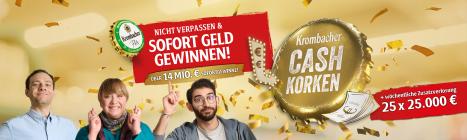 Referenz Krombacher Cashkorken